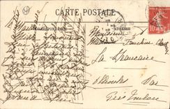 VINTAGE POSTCARD Thiers the Bridge And La Chapelle Holy Roch