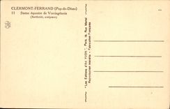 VINTAGE POSTCARD Clermont Ferrand Rules Equestrian De Vercingetorix