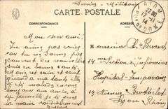 VINTAGE POSTCARD Picturesque Auvergne Riom Interior of the hotel of Montat