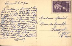 VINTAGE POSTCARD Auvergne Panorama of Royat and Clermont Ferrand