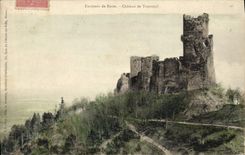 VINTAGE POSTCARD Surroundings of Riom Castle De Tournoel