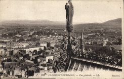 VINTAGE POSTCARD Clermont Ferrand View
