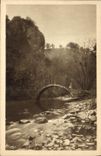 VINTAGE POSTCARD Ardes On Couze Valley De Rentieres the Rock Of the Eagle and the bridge of the baffle