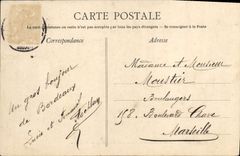 Fuente de Burdeos de la POSTAL de la VENDIMIA del monumento del de Gironda unas