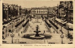 POSTAL Bordeaux Gone De Tourny de la VENDIMIA