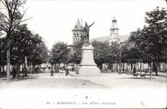CPA Bordeaux Les Allees D'Amour