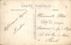 VINTAGE POSTCARD Puy De Dome Coach Cows