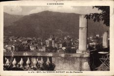 VINTAGE POSTCARD Auvergne the Royat Old man Seen Of the Paradise
