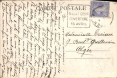 VINTAGE POSTCARD Auvergne the Royat Old man Seen Of the Paradise