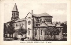 VINTAGE POSTCARD Auvergne Bourboule the Church