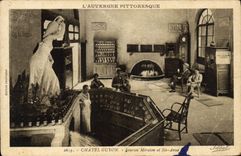 VINTAGE POSTCARD Picturesque Auvergne Chatelguyon Miraton Sources and co. Anne