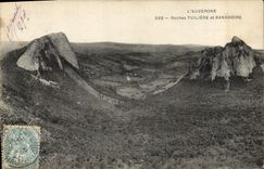 VINTAGE POSTCARD Auvergne Tuiliere Rocks And Sanadoire