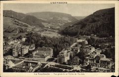 VINTAGE POSTCARD Auvergne Bourboule View and valley of Vendeix