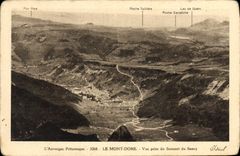 VINTAGE POSTCARD the Mount Gilds Summit Of Sancy Seen from
