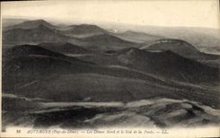 VINTAGE POSTCARD Auvergne Domes Northern And the Pothole
