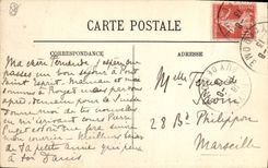 VINTAGE POSTCARD Auvergne Domes Northern And the Pothole