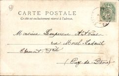 VINTAGE POSTCARD Chatelguyon the Church