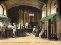 VINTAGE POSTCARD the Mount Gilds Hydropathic establishment the Source of the Pantheon