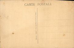 Los alrededores de Auvergne Pittoresque de la POSTAL de la VENDIMIA del montaje doran el Moraines del glaciar de Guery