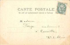 VINTAGE POSTCARD Auvergne Cascade Of the Shaving mug