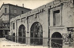 VINTAGE POSTCARD Nimes the Gate Of Auguste