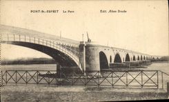 CPA Pont St Esprit Le Pont