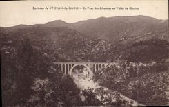 CPA Environs de St Jean Du Gard Le Pont Des Abarines Et Vallee Du Gardon