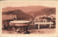 CPA Chatel Geyon Sommet Du Calvaire Table D'Orientation