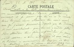 VINTAGE POSTCARD Valleys Les Bains the Casino And New Gardens