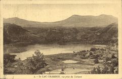 VINTAGE POSTCARD the Lake Chambon Seen from Of Tartaret