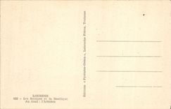 Cuestas pesadas de la POSTAL de la VENDIMIA y la basílica en el Arbiden inferior