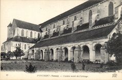 CPA Pontigny Cloitre Nord De l'Abbaye