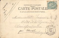 VINTAGE POSTCARD the French Vosges La Chapelle Of the Lake Lamay