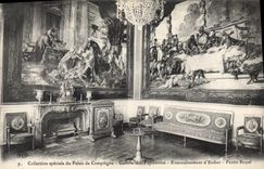 Paladar de la POSTAL de la VENDIMIA de la galería de Compiegne de Taplsseries Fainding del banquete real de Esther