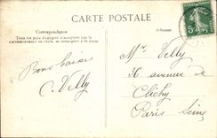 Paladar de la POSTAL de la VENDIMIA del banco de Compiegne del emperador