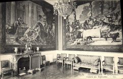 CPA Compiegne Le Chateau Galerie Des Tapisseries