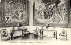 CPA Compiegne Le Chateau Galerie Des Tapisseries 