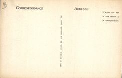 VINTAGE POSTCARD Cathedral Of Moulins Tryptique