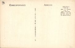 VINTAGE POSTCARD Moulins Interior of Notre Dame the Master furnace bridge