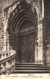 CPA Grasse Le Porche De l'Eglise