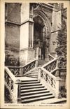 CPA Mezieres Eglise Escalier