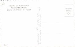 CPM Abbaye De Fontfroide Narbonne Cloitre Et Chevet De l'Eglise