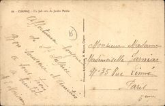 CPA Cognac Un Joli Coin Du Jardin Public