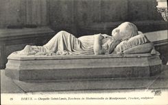 CPA Dreux Chapelle Saint Louis Tombeau de Mademoiselle de Montpensier 