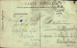 VINTAGE POSTCARD Equihen the Beach And Rocks