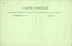 POSTAL Compiegne de la VENDIMIA el cuarto del castillo de ser dormido de Napoleon 1r