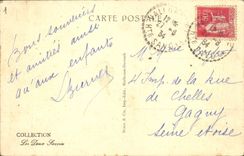 VINTAGE POSTCARD Perrons And Buan Seen from De Balme