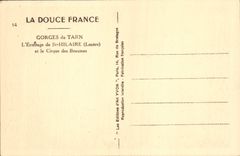 CPA Gorges Du Tarn L'Ermitage De St Hilaire et le cirque des Beaumes