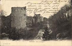 VINTAGE POSTCARD Layered branches Turn With the Machines