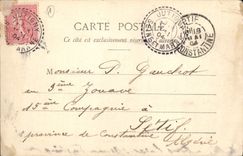 VINTAGE POSTCARD Layered branches Turn With the Machines